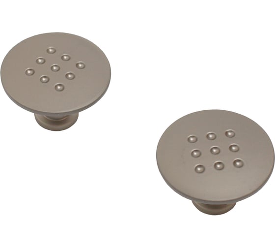 Изображение товара Мебельная ручка-кнопка StahlBuro A507 2 шт., SN сатин 16659