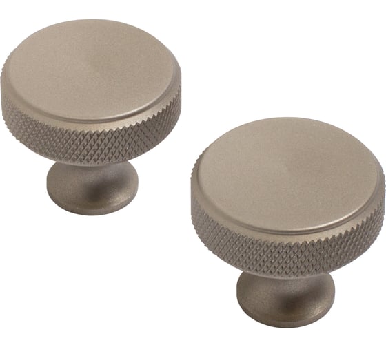 Изображение товара Мебельная ручка-кнопка StahlBuro AP2704 2 шт., SN сатин 16734