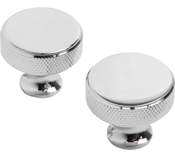 Изображение товара Мебельная ручка-кнопка StahlBuro AP2704 2 шт., CP хром 16733