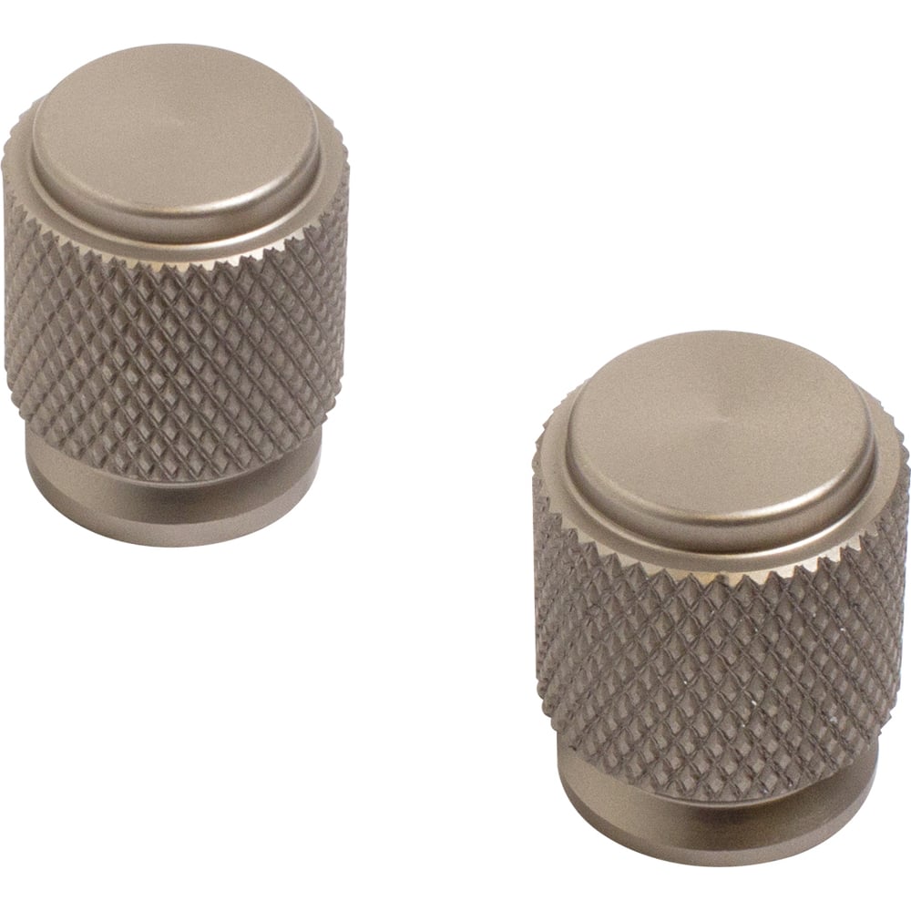 Изображение товара Мебельная ручка-кнопка StahlBuro AP2706 2 шт., сатин, современный стиль