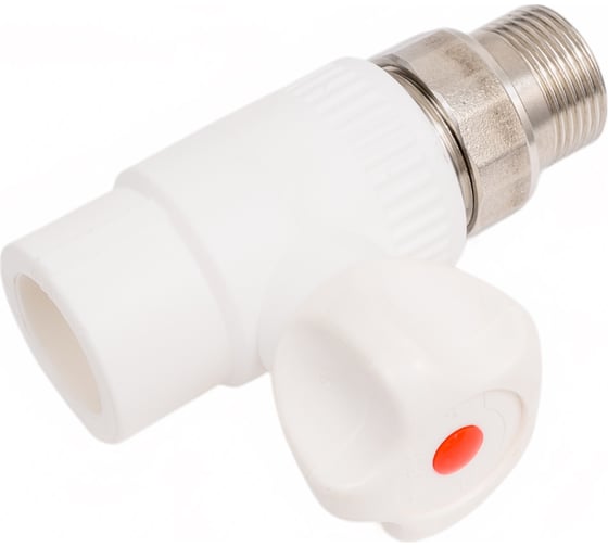 Изображение товара Кран пластиковый Millennium 25 мм-3/4", прямой, верхний, с латунным шаром 3M42-vlr-250c000