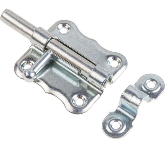 Изображение товара Шпингалет STARFIX 50 мм, фигурный, ЗТ2, белый цинк SMP-66352-1