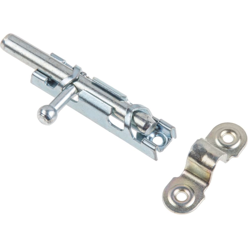 Изображение товара Шпингалет STARFIX 64 мм с ц. дв. ЗТ1 белый цинк SMP-64122-1