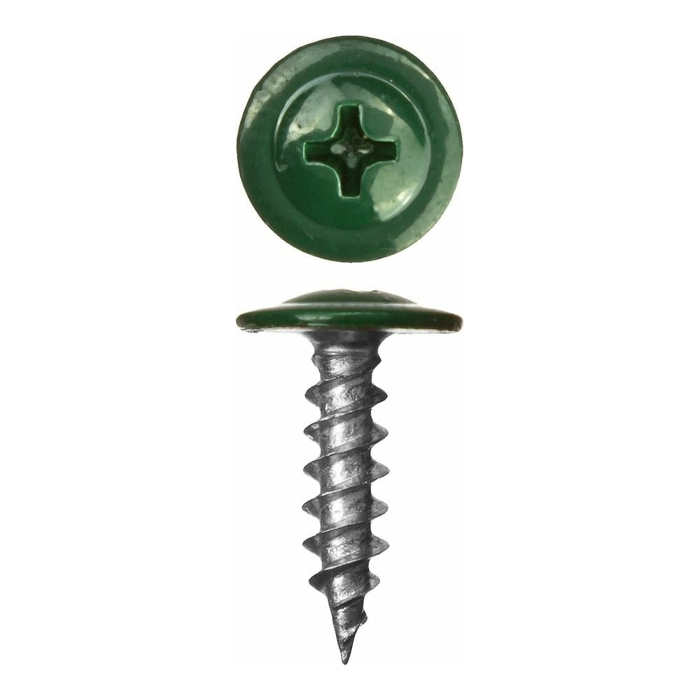 Изображение товара Саморез с прессшайбой STARFIX 4.2x19 мм оцинкованный, RAL 6005, 150 шт.