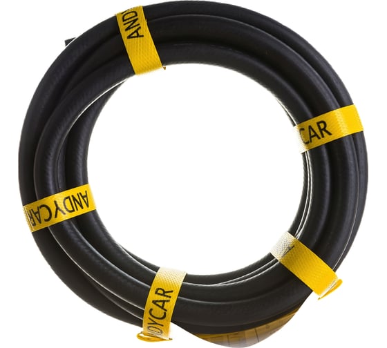 Изображение товара Шланг резиновый 3-х слойный маслобензостойкий ГОСТ 10362-2017 (6х14 мм; 20 атм.; бухта 5 м) Andycar HN0620-5