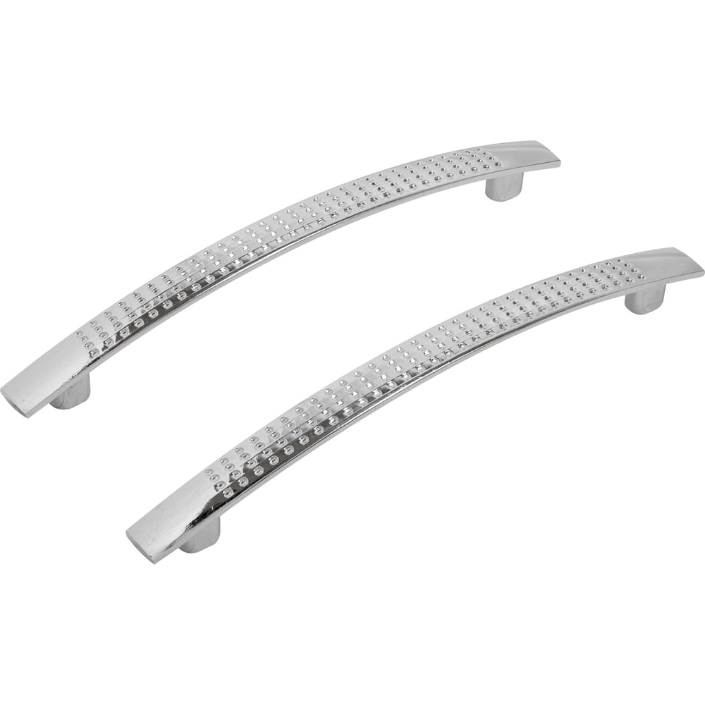 Изображение товара Мебельная скоба StahlBuro A345-128 2 шт хром овальная классика