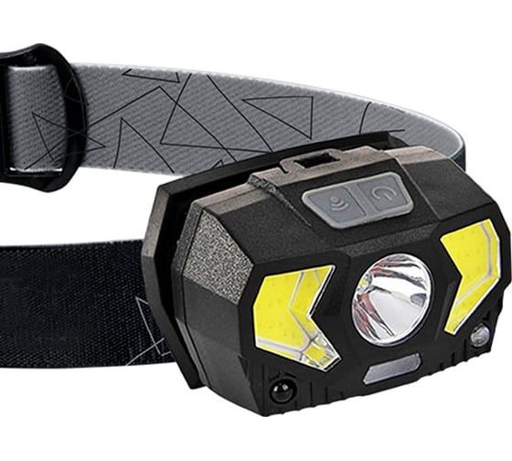 Изображение товара Фонарь КОСМОС 3Вт ХРЕ светодиодный, 2х2Вт СОВ диоды, красный светодиод KocHuntHelper5W