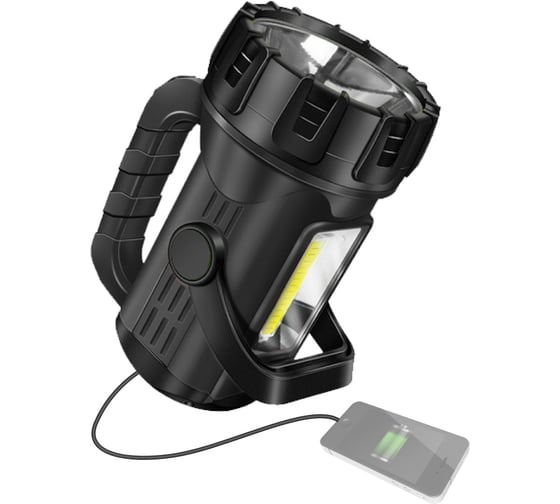Изображение товара Фонарь КОСМОС Premium 5Вт направленный свет, 5Вт СОВ, литий 3600mAh, MICRO USB шнур в комплекте KOSAc8010WLith