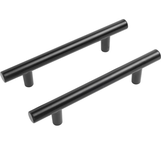 Изображение товара Ручка-скоба мебельная StahlBuro A8925-96 2 шт, BL матовый черный 16644