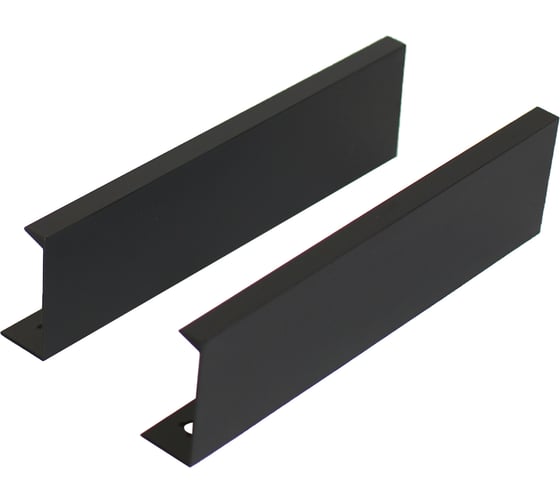 Изображение товара Ручка-профиль мебельная StahlBuro A306-128 2 шт., BL матовый черный 16674