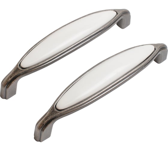 Изображение товара Ручка-скоба мебельная StahlBuro C0003-128 2 шт, AS состаренное серебро 16605