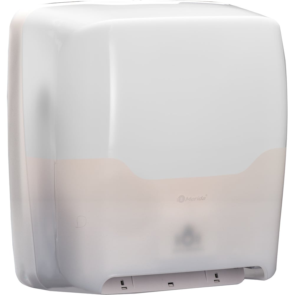 Изображение товара Диспенсер для бумажных полотенец в рулонах автоматик Merida HARMONY пластиковый, сенсорный, bluetooth, белый CHB501