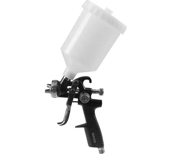 Изображение товара Пневматический краскопульт Berger BG ГРАУ HP 2.0 мм, верхний бачок BG1370