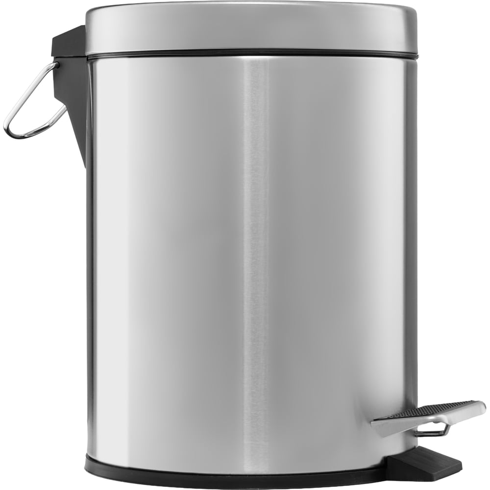 Изображение товара Корзина для мусора с педалью Merida металлическая, напольная, матовая, 5 л KIM409