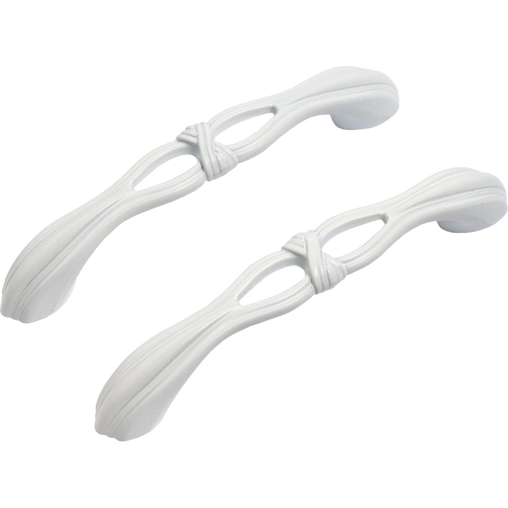 Изображение товара Мебельные ручки-скобы StahlBuro C2532-96 белые 2 шт для корпусной мебели