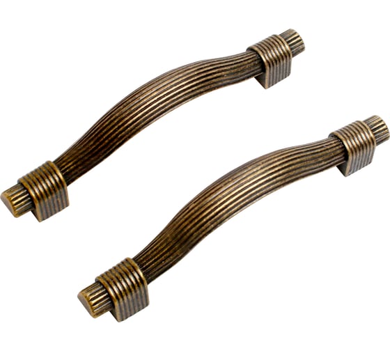 Изображение товара Ручка-скоба мебельная StahlBuro C2520-96 2 шт, AB состаренная бронза 16616