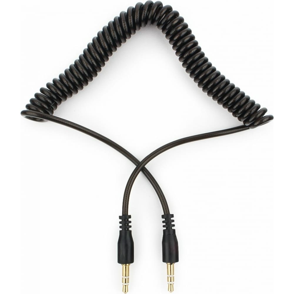 Спиральный аудио-кабель Cablexpert кабель аудио видео buro displayport m displayport m 10м позолоченные контакты bhp dpp 1 4 10g