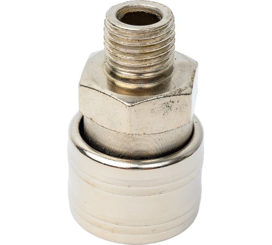 Изображение товара Адаптер-соединитель пневматический резьба 1/4M на быстросъём рапид мама Berger BG BG1407