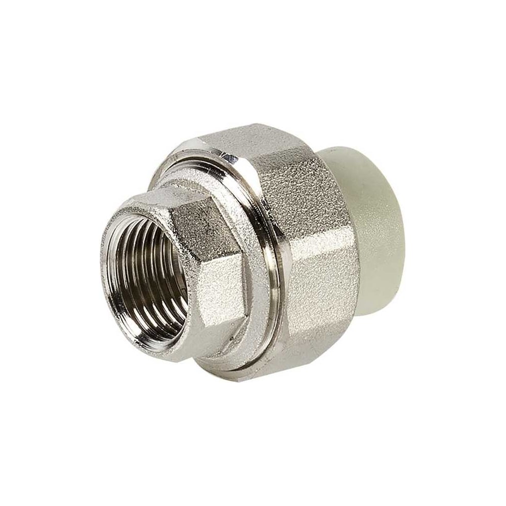 Изображение товара Муфта комбинированная разъёмная Damento внутренняя резьба, 20x1", серый 9434