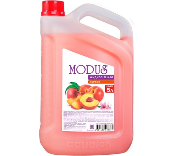 Изображение товара Жидкое мыло MODUS 5 л, Персик 106781