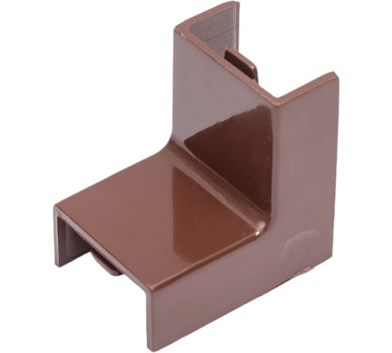 Изображение товара Внутренний угол EKF 20х10 Plast PROxima под темное дерево, 4 шт ibd-20-10x4