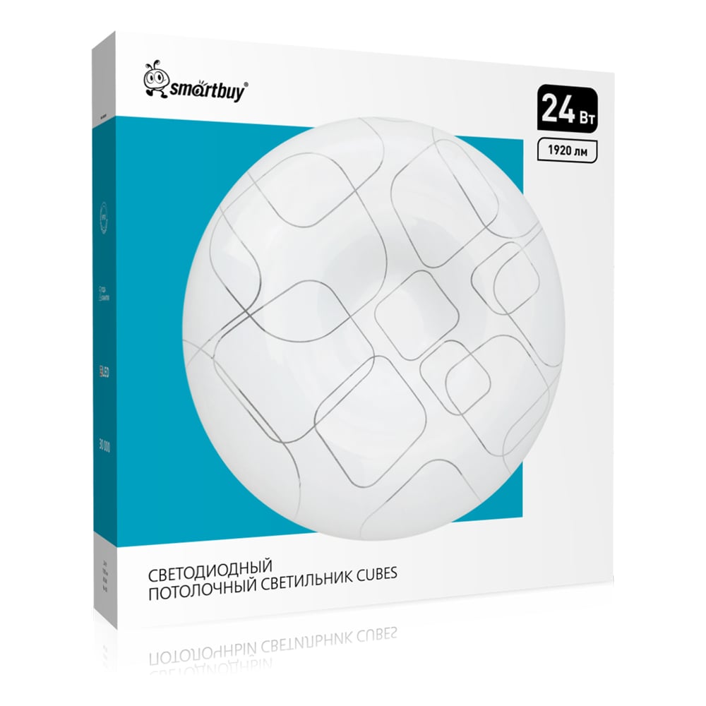 Изображение товара Светодиодный потолочный светильник Smartbuy 24W CUBES для современного интерьера