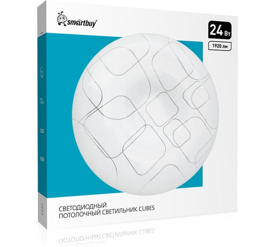 Изображение товара Светодиодный потолочный светильник Smartbuy (LED) 24Вт 350х55мм CUBES SBL-CUB-24-65