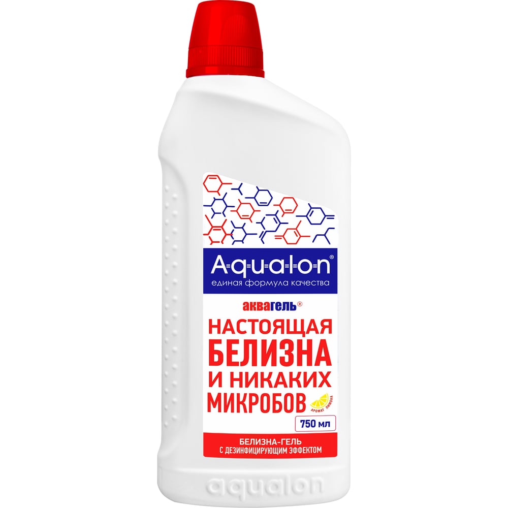 Изображение товара Белизна-гель АКВАГЕЛЬ с дезинфицирующим эффектом 750 мл Лимон