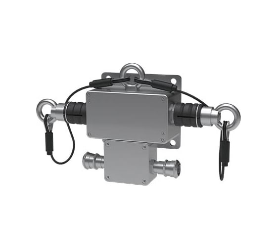 Изображение товара Аварийный тросовый выключатель взрывозащ, двухсторонний, ДРТ -60°С...+50°С, IP65 (трос 30,50,70,100м) ТЕКО АТВв-70421-05-A 00-00069148