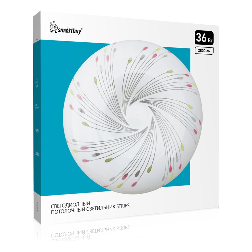 Изображение товара Светодиодный потолочный светильник Smartbuy 36Вт STRIPS с встроенными диодами для современных интер