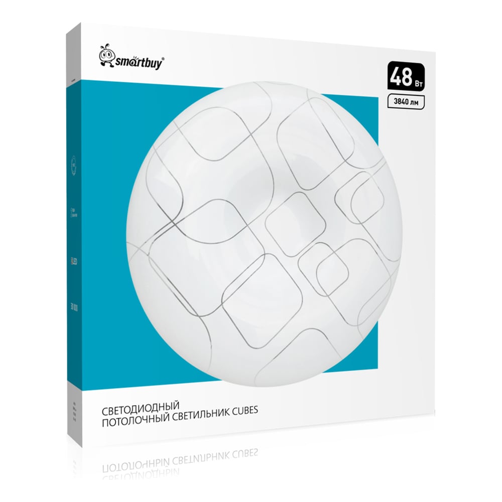 Изображение товара Светодиодный потолочный светильник Smartbuy 48Вт CUBES IP20 для современного интерьера