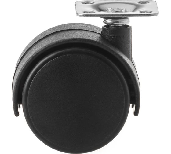 Изображение товара Мебельное колесо А5 TWP 50 черное, 50 мм 1000240