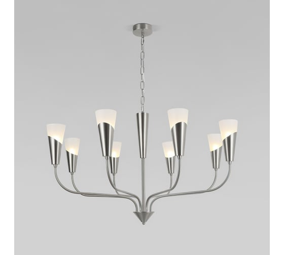 Изображение товара Подвесной светильник Eurosvet Rhyton 60167/8 никель a068285
