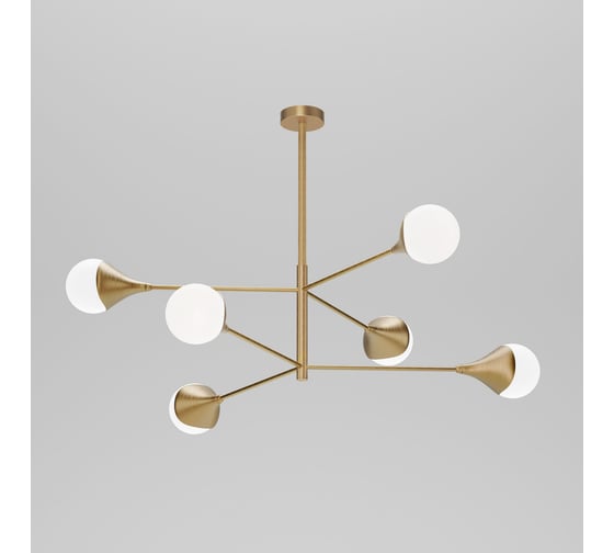 Изображение товара Потолочный светильник Eurosvet Calyx 60168/6 латунь a068272