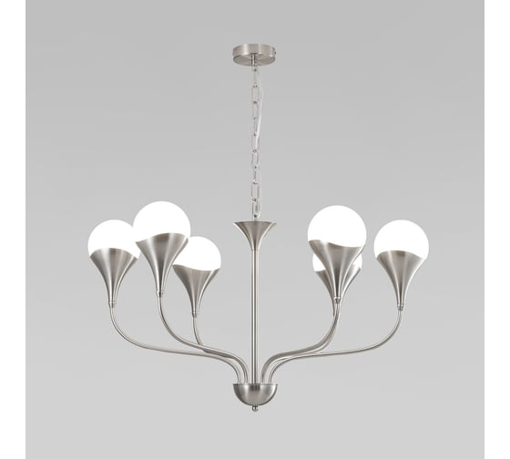 Изображение товара Подвесной светильник Eurosvet Calyx 60169/6 никель a068276