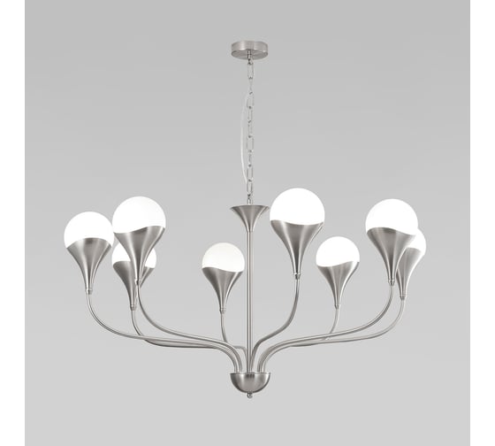 Изображение товара Подвесной светильник Eurosvet Calyx 60169/8 никель a068277