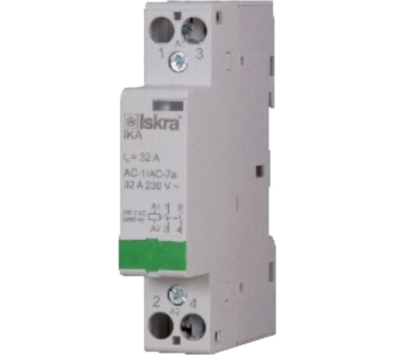 Изображение товара Контактор модульный iskra IKA225-02/230V УТ-00019583