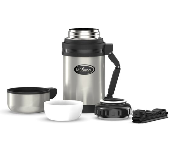 Изображение товара Термос универсальный Biostal для еды и напитков, 1 литр, стальной NG-1000-1