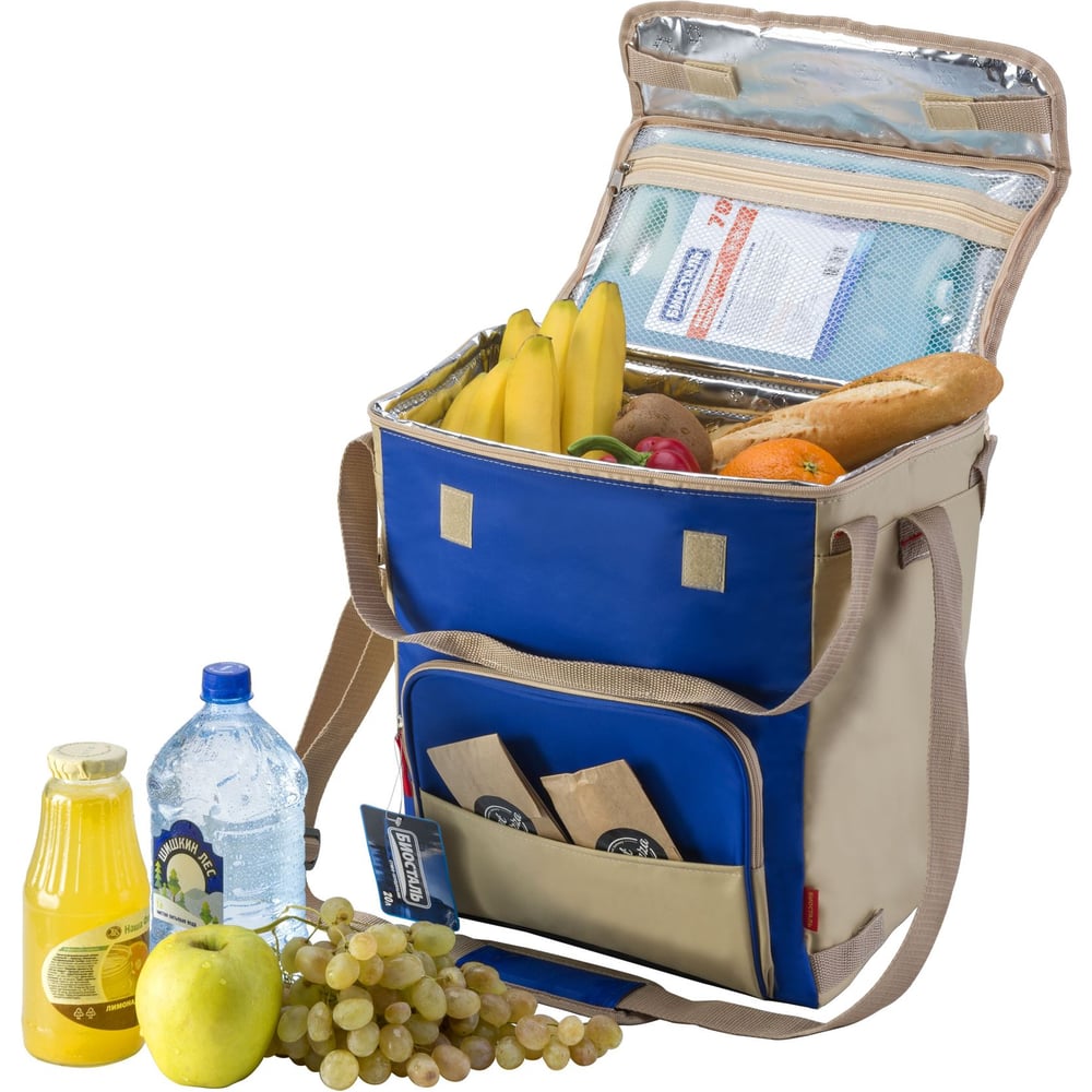 Изображение товара Термосумка Biostal Кемпинг 15 л синяя TC-15B для путешествий и пикников