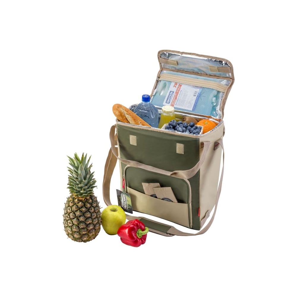 Изображение товара Термосумка Biostal Кемпинг 20 л зеленая для холодных и горячих продуктов