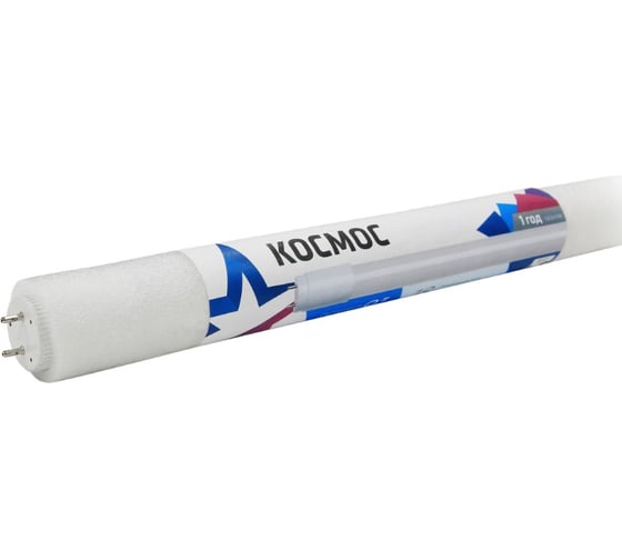 Изображение товара Светодиодная лампа Космос T8 10W 220V G13 4000K GLASS 600мм Lksm_LED10wG13T840GL