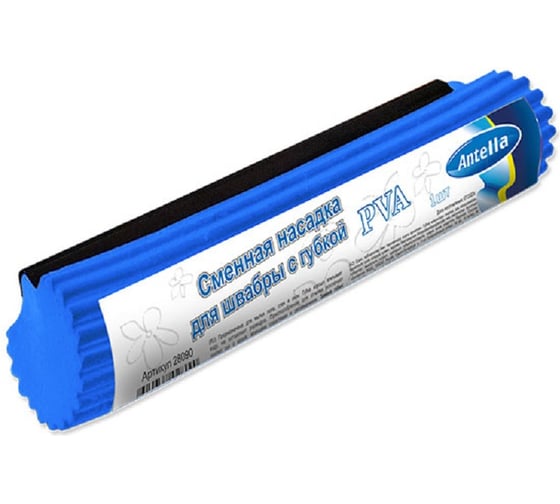 Изображение товара Сменная насадка для швабры ANTELLA ПВА, синий 28090