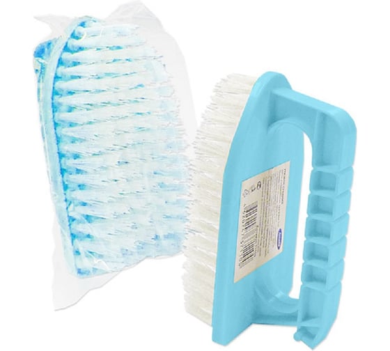 Изображение товара Щетка ANTELLA 12.5х6 см, утюжок, средний, голубой 71100