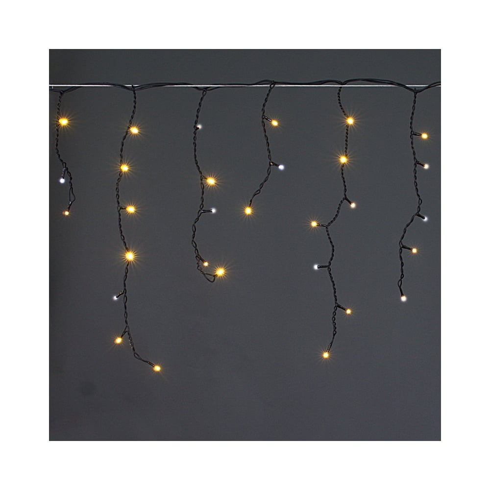 Изображение товара Светодиодная гирлянда бахрома Sneha A-056AR WW/W FLASH 180 LED 5м теплый белый IP44