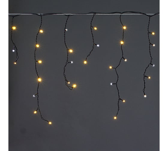 Изображение товара Светодиодная гирлянда бахрома Sneha A-056AR WW/W FLASH