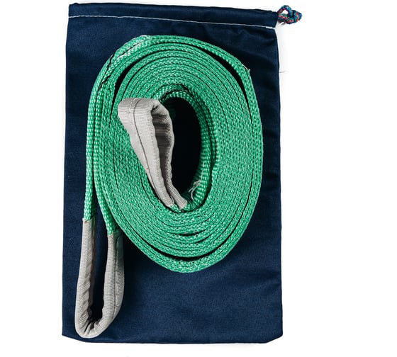 Изображение товара Буксировочный трос текстильный КанТраст 12 т 15 м петля-петля, в сумке tbt1215000ppS