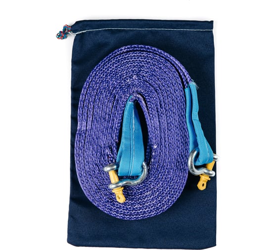 Изображение товара Буксировочный трос текстильный КанТраст 6 т 15 м скоба-скоба, в сумке tbt615000ssS