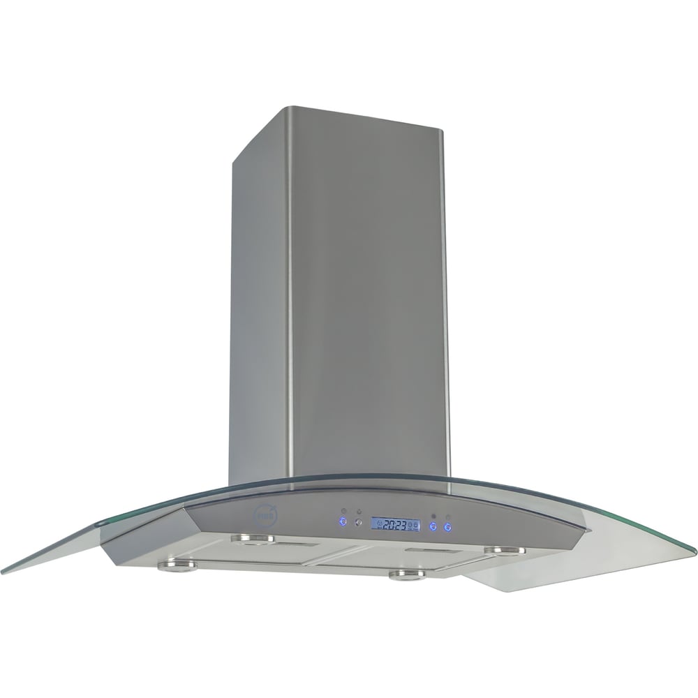 Изображение товара Кухонная вытяжка MBS ZINNIA 190 ISLAND GLASS 3908 для кухни стиль лофт