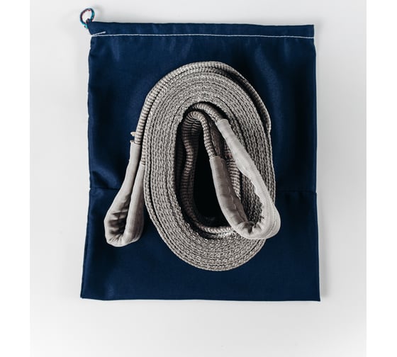 Изображение товара Буксировочный трос текстильный КанТраст 24 т 12 м петля-петля, в сумке tbt2412000ppS