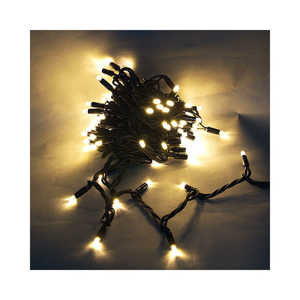 Изображение товара Светодиодная гирлянда Sneha A-026A WW для улицы 10 м 100 LED тепло белый